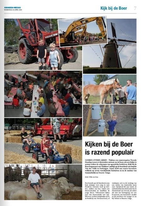 Krantenknipsel Eilanden Nieuws van woensdag 24 april 2019. 